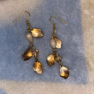 Gold Leaf Earrings